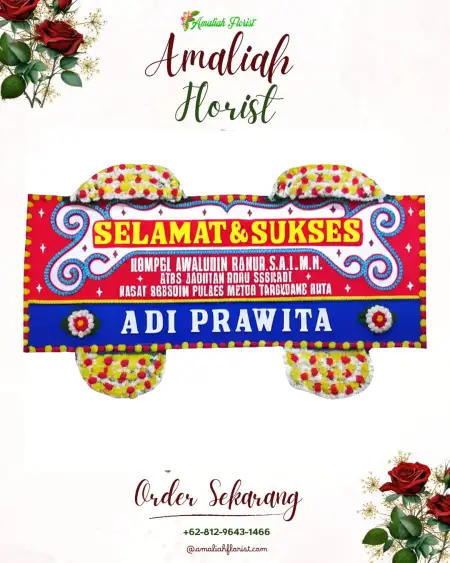 Papan Bunga Ucapan Selamat Bangsalan